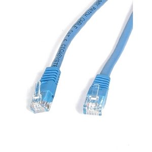 StarTech 5 ft Blue Molded Cat 6 Patch Cable C6PATCH5BL