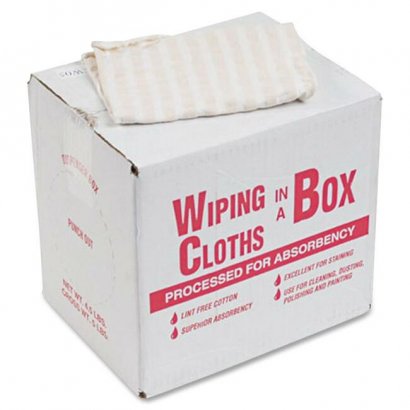 Office Snax 5 lb. Box Cotton Wiping Cloths 00069
