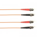 Black Box 5-m, ST-ST, 62.5-Micron, Multimode, Plenum, Orange Fiber Optic Cable FOCMP62-005M-STST-OR
