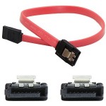 AddOn 5 pack of 45.72cm (18.00in) SATA Female to Female Red Cable SATAFF18IN-5PK