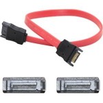 5 pack of 45.72cm (18.00in) SATA Male to Male Red Cable SATAMM18IN-5PK