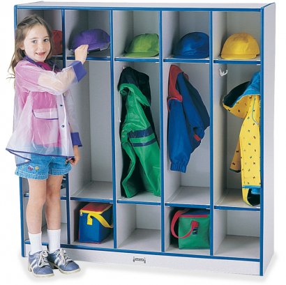 Rainbow Accents 5 Section Coat Locker 2681JCWW003