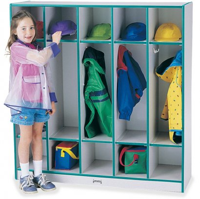 Rainbow Accents 5 Section Coat Locker 2681JCWW005