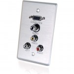 C2G 5 Socket Audio/Video Faceplate 40490
