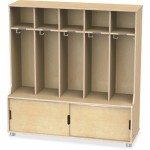 TrueModern 5-space Metal Coat Hook Cubbie Locker 1720JC