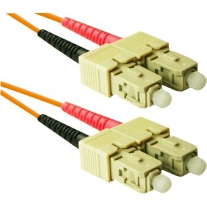 eNet 50 Foot Multimode Fiber Cable SC-SC Connectors CAB-MMF-SC-50ENC