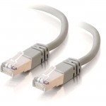 C2G 50 ft Cat5e Molded Shielded Network Patch Cable - Gray 27270