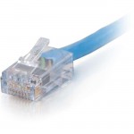 C2G 50 ft Cat6 Non Booted Plenum UTP Unshielded Network Patch Cable - Blue 15287