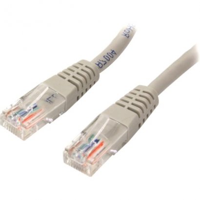 StarTech 50 ft Gray Molded Cat 5e UTP Patch Cable M45PATCH50GR