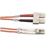 Black Box 50-Micron Multimode Value Line Patch Cable, SC-LC, 5-m (16.4-ft.) FO50-005M-SCLC
