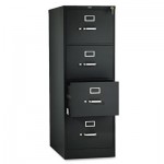 510 Series Four-Drawer Full-Suspension File, Legal, 52h x25d, Black HON514CPP