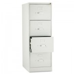 HON H514C.P.Q 510 Series Four-Drawer Full-Suspension File, Legal, 52h x25d, Light Gray HON514CPQ