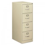 HON 510 Series Four-Drawer Full-Suspension File, Legal, 52h x25d, Putty HON514CPL