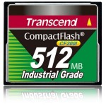 Transcend CF200I 512MB CompactFlash (CF) Card TS512MCF200I