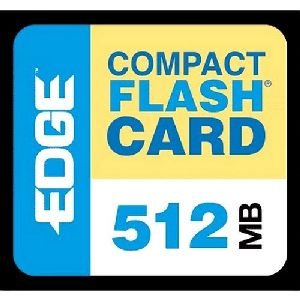 Edge 512MB Digital Media CompactFlash Card PE179502