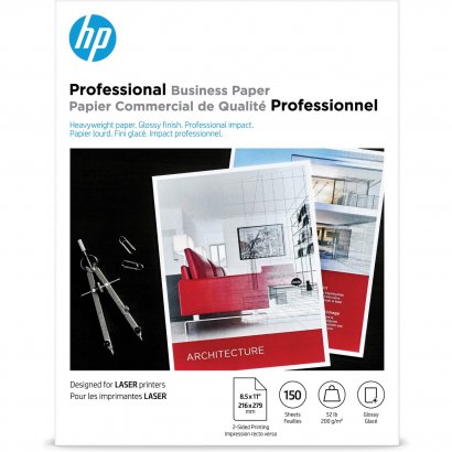 HP 52 lb. Glossy Brochure Paper 4WN10A