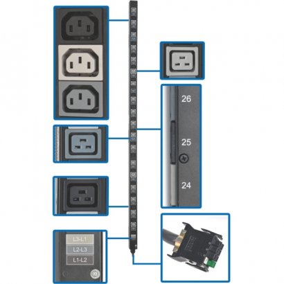 Tripp Lite 54-Outlet PDU PDU3V20D354A