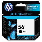 HP 56, Black Original Ink Cartridge HEWC6656AN