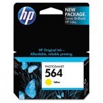 HP 564, Yellow Original Ink Cartridge HEWCB320WN