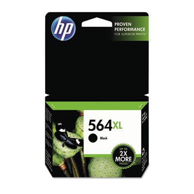 HP 564XL, High Yield Black Original Ink Cartridge HEWCN684WN