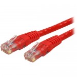 StarTech 5ft Red Molded Cat6 UTP Patch Cable ETL Verified C6PATCH5RD