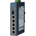 Advantech 5GbE+1G SFP Industrial Unmanaged PoE Switch with Wide Temp EKI-2706G-1GFPI-AE
