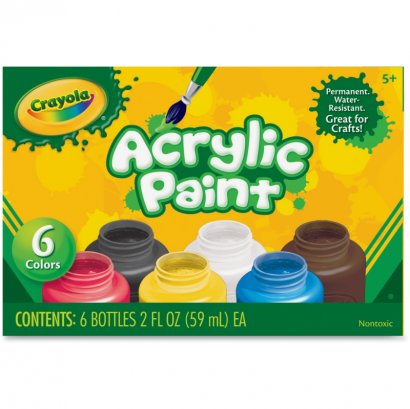 Crayola 6-color Acrylic Paint Set 201997