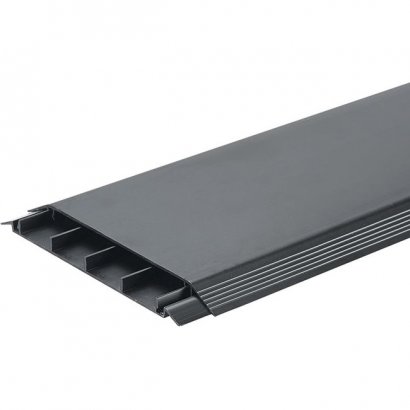 Panduit 6 Foot Above Floor Raceway Base and Cover, Black AFR4BCBL6