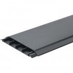 Panduit 6 Foot Above Floor Raceway Base and Cover, Black AFR4BCBL6