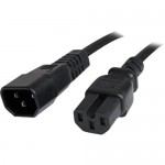 StarTech 6 ft 14 AWG Computer Power Cord - IEC C14 to IEC C15 PXTC14C156