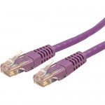 StarTech 6 ft Cat 6 Purple Molded RJ45 UTP Gigabit Cat6 Patch Cable - 6ft Patch Cord C6PATCH6PL