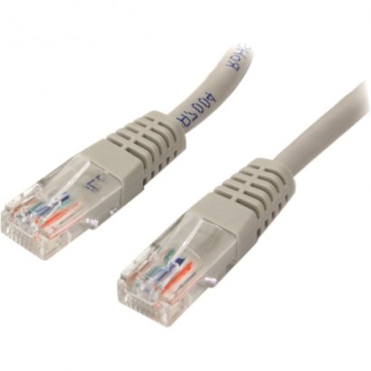 StarTech 6 ft Gray Molded Cat5e UTP Patch Cable M45PATCH6GR