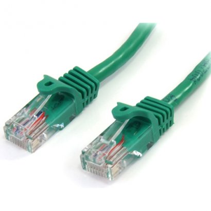 StarTech 6 ft Green Cat5e Snagless Patch Cable 45PATCH6GN