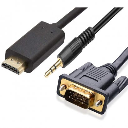 4XEM 6 ft HDMI to VGA with 3.5mm Audio 4XHDMIVGA6FT