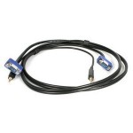 StarTech 6 ft High Res Monitor VGA Cable with Audio MXTHQMM6A