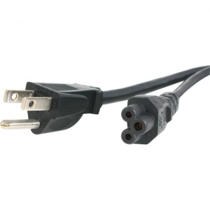 StarTech 6 ft Laptop Power Cord NEMA 5-15P to C5 PXT101NB3S