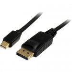 StarTech 6 ft Mini DisplayPort to DisplayPort 1.2 Adapter Cable M/M - DisplayPort 4k MDP2DPMM6