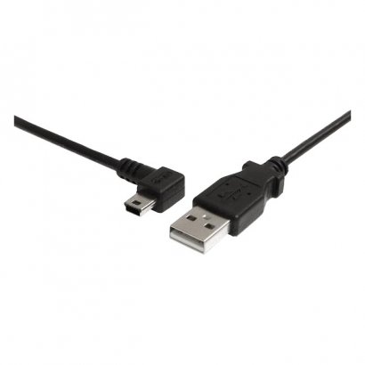 StarTech 6 ft Mini USB Cable - A to Left Angle Mini B USB2HABM6LA