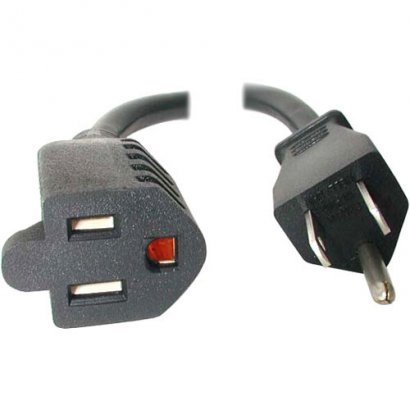 StarTech 6 ft Power Cord Extension NEMA 5-15R to NEMA 5-15P PAC1016