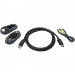 Iogear 6 Ft. DisplayPort, USB KVM Cable Kit with Audio (TAA) G2L902UTAA3
