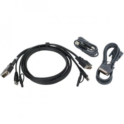Iogear 6 ft. Dual View DVI, USB KVM Cable Kit with Audio (TAA) G2L7202UTAA3