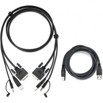 Iogear 6 Ft. DVI, USB KVM Cable Kit with Audio (TAA) G2L702UTAA3