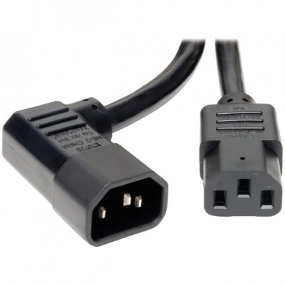 Tripp Lite 6-ft. Heavy-Duty 14AWG Power Cord (IEC-320-C13 to Left-Angle IEC-320-C14) P005-006