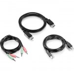 TRENDnet 6 ft.DisplayPort,USB,and Audio KVM Cable Kit TK-CP06
