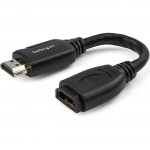 StarTech.com 6 in. High Speed HDMI Port Saver Cable - 4K 60Hz HD2MF6INL