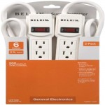 Belkin 6-Outlets Surge Suppressor F5C048-2