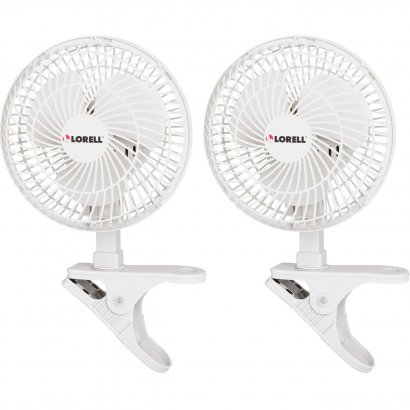 Lorell 6" Personal Clip-On Fan 44552BD