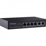 GeoVision 6-Port 10/100 Mbps Unmanaged PoE Switch with 4-Port PoE GV-APOE0400