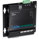 TRENDnet 6-Port Industrial Gigabit PoE+ Wall-Mounted Front Access Switch TI-PG62F