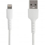 StarTech.com 6.6 ft. (2 m) USB to Lightning Cable - Apple MFi Certified - White RUSBLTMM2M